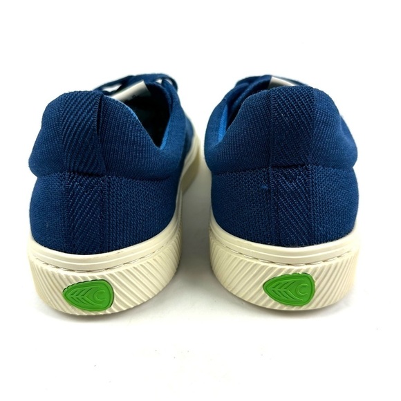 Cariuma Ibi Shoes 10 Womens Blue Bamboo Lace Up Knit Sneaker Mens 8.5 - Picture 5 of 9